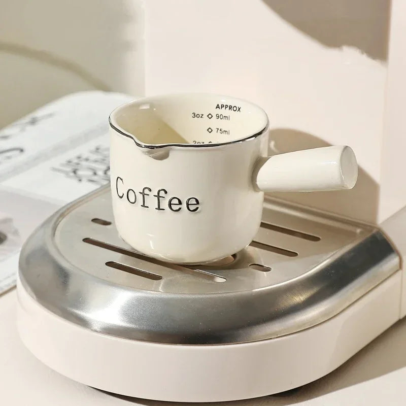 Ceramic Measuring Cups Set with Built-in Scale